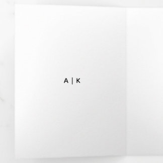 Fin D'année Trois Volets Carte de vœux pliée personnalisée