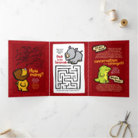 Carte de voeux pour la Giraffe Puzzle de la faune 
