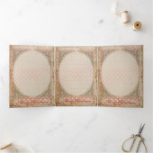 Fin D'année Trois Volets Noël Angel 3 - Carte de voeux (Intérieur)