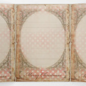 Fin D'année Trois Volets Noël Angel 3 - Carte de voeux (Intérieur au milieu)