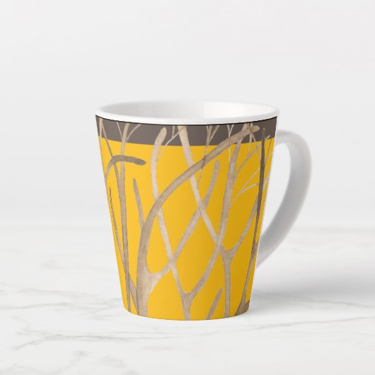 Fin d'automne sur une petite Mug Latte (Angle droit)