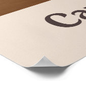 Fin de journée sur le Camino de Santiago Poster (Coin)