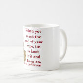 Fin de la corde - tasse de café (Devant droit)
