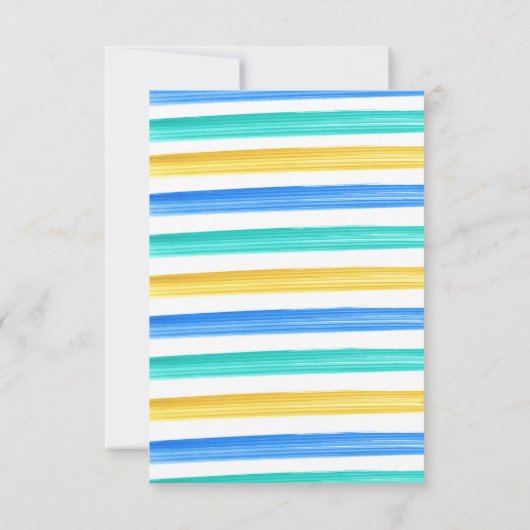 Fin de l'année scolaire Invitation de fête d'été (Dos)