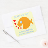 Fin de l'année scolaire Stickers enseignant (Enveloppe)