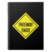 Fin de l'autoroute | Signal de trafic | Carnet Spi (Devant)