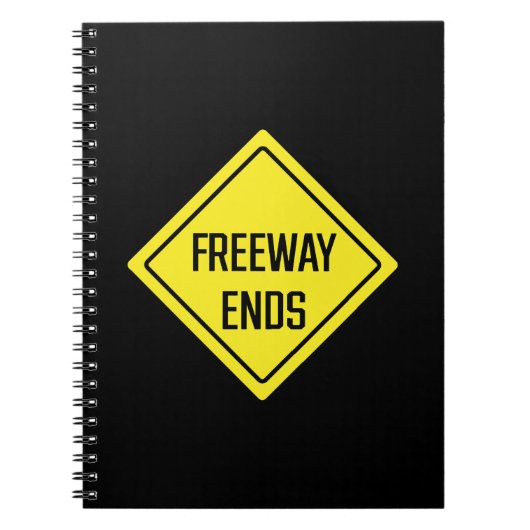 Fin de l'autoroute | Signal de trafic | Carnet Spi (Devant)