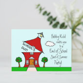 Fin de l'école / Début du Invitation de la fête d' (Debout devant)