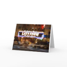 Fin De Nuit Avec David Letterman Carte De Voeux