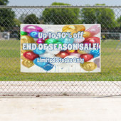 Fin de saison Vente Vinyl Bannière 3' x 5' Bannièr (En situation)