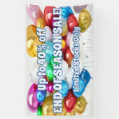 Fin de saison Vente Vinyl Bannière 3' x 5' Bannièr (Vertical)