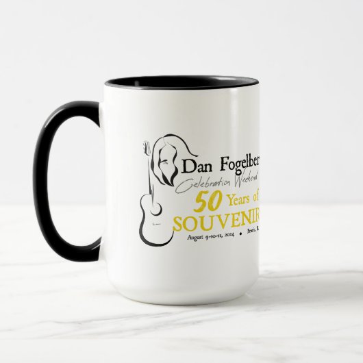 Fin de semaine des fêtes de DF 2024 Mug de café Ju (Gauche)