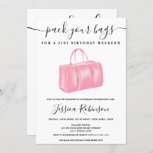 Fin de semaine du programme d'anniversaire du sac 