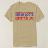 Fin Du Devis Répéter Le T-shirt Line2056 (Design devant)