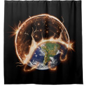 Fin du monde Rideau de douche. (Devant)