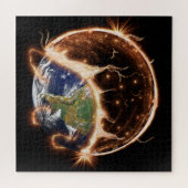 Fin du puzzle du monde. (Horizontal)