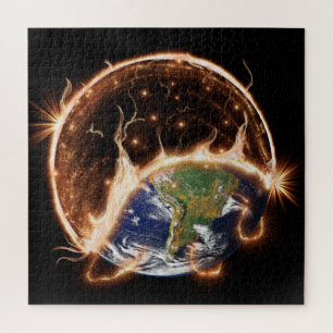 Fin du puzzle du monde.