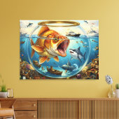 Fin Reversal – Ultieme Rolomkering Canvas Afdruk (Insitu (Woonkamer))