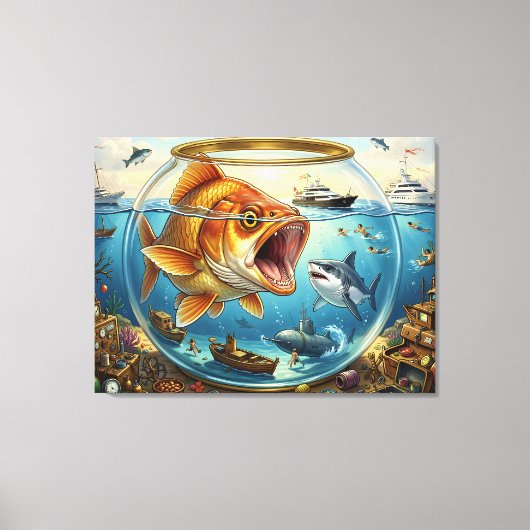 Fin Reversal – Ultieme Rolomkering Canvas Afdruk (Voorkant)