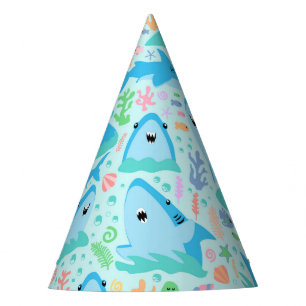 Fin-tastic haai verjaardagsfeestje Kinder onder he Feesthoedjes