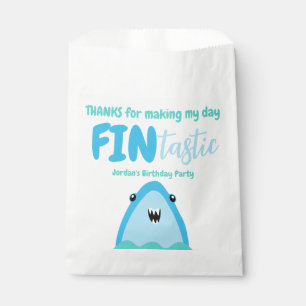 Fin-tastic Shark Bedankt Kinder onder het Zee Bedankzakje