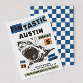 Fin-Tastic Shark Birthday Invitation