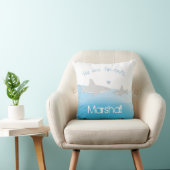 Fin-tastic Shark Ouder en Kind Sierkussen (Stoel)