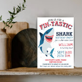 Fin-tastic Smiling Shark Kids Verjaardag Kaart
