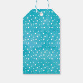 Fin-tastic Whale Shark Birthday Favor Label Cadeaulabel (Achterkant)