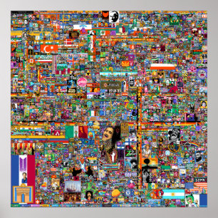 Finaal r/Place Canvas Poster