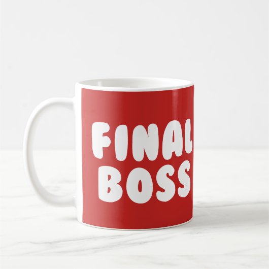 FINAL BOSS jeu vidéo Antagonist Mug (Gauche)
