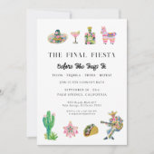 Final Fiesta Bachelorette Invitation (Devant)