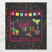 Final Fiesta Bachelorette Party Wijnlabel Wijn Etiket (Enkel label)