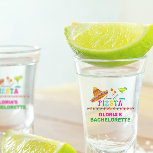 Final Fiesta Mexican Tequila Bachelorette Shot Glas