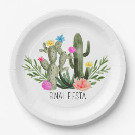 Final Fiesta Party Paper Plates Papieren Bordje