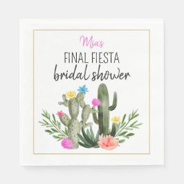 Final Fiesta Personalized Napkin Servet