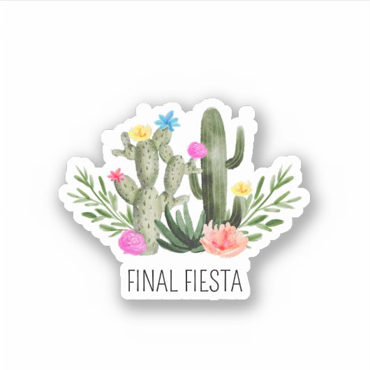 Final Fiesta Vinyl Sticker (Voorkant)