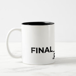 Final Final V2 PDF Funny Graphic Designer Mug Tweekleurige Koffiemok