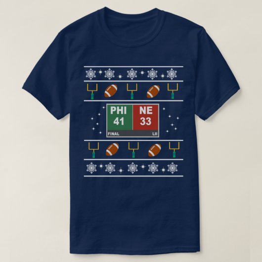 Final Score Ugly Sweater T-shirt (Design voorkant)