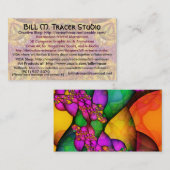 Finale 6 de cartes de visite de studio de traceur (Devant / Derrière)