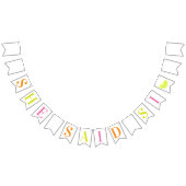 Finale Fiesta "She Said Si" Bannière Bachelorette (Tout)