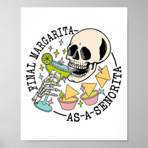 Finale Margarita als een Senorita Skull Team bruid Poster