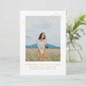 Finalement Faire-part d'obtention d'un diplôme de  (Debout devant)