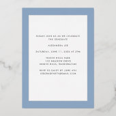 Finalement Gold Foil sur la Faire-part de graduati (Verso)