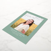 Finalement Gold Foil sur la Faire-part de graduati (Rotation)