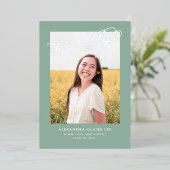 Finalement Gold Foil sur la Faire-part de graduati (Debout devant)