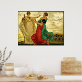 Finalmente!  Italiaans WW1. Poster (Keuken)