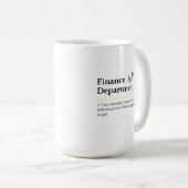 Finance Afdeling Koffiemok (Voorkant rechts)