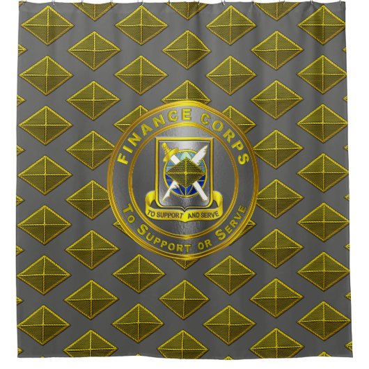 Finance Corps Douchegordijn (Voorkant)
