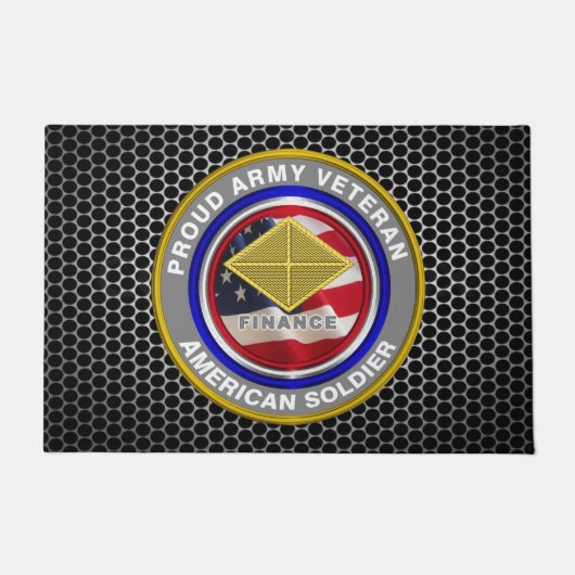 Finance Corps Veteran Deurmat (Voorkant)